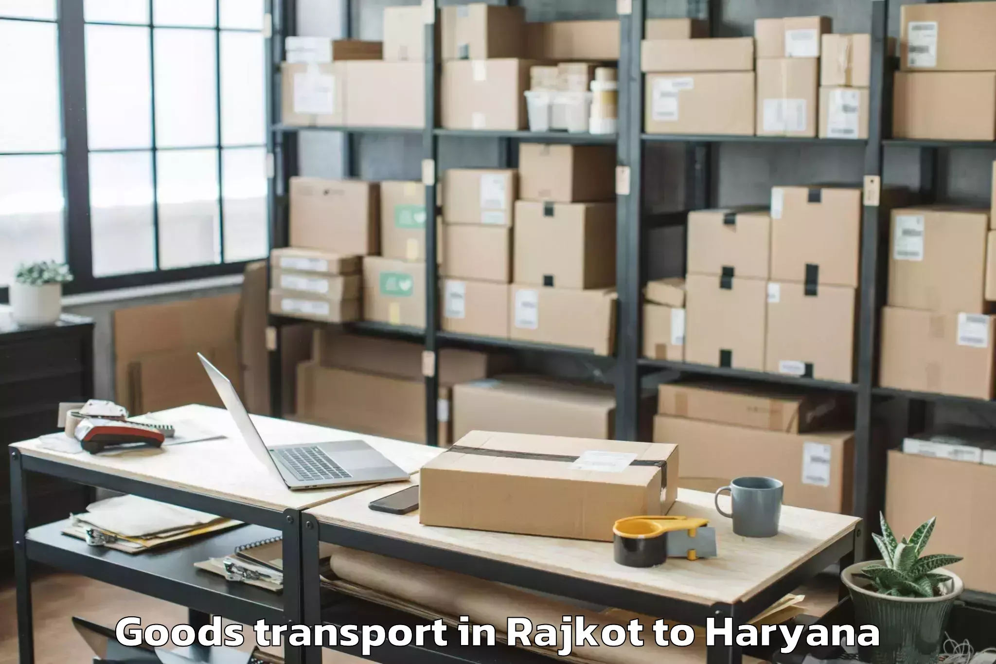 Affordable Rajkot to Ansal Highway Plaza Mall Goods Transport